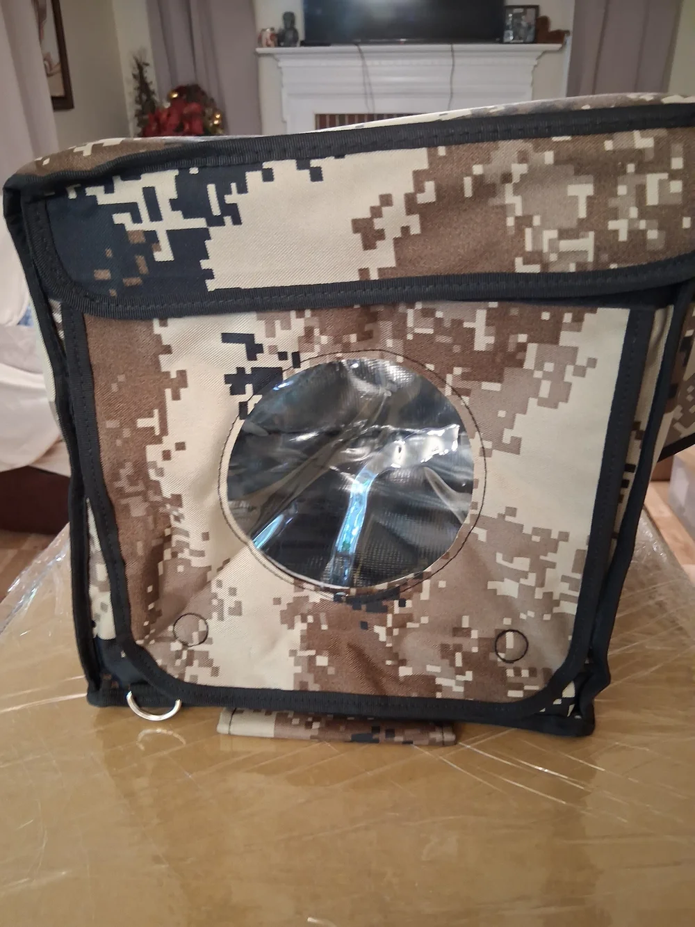 Camouflage Cat Carrier Travel Bag - Desert Camo